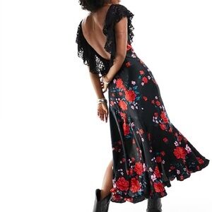 Free People | Dresses | Free People Warm Hearts Midi Dress Medium | Poshmark
